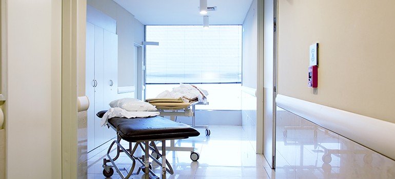 Interior of a hospital