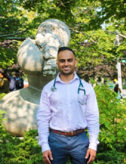 Medical student Gaurav Arora